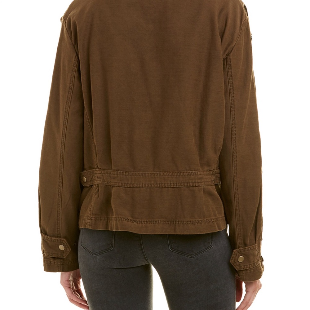 Free People Faye Military Jacket- Moss Color - Picture 5 of 8